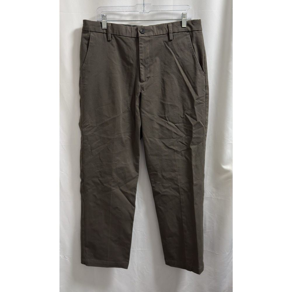Dockers Classic Men's Chino Pants Size 34x30 Brown Smart 360 Flex